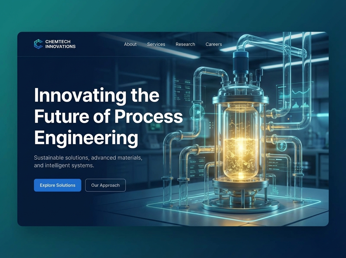 Build Your Professional Chemical Engineering Portfolio with Ease website preview