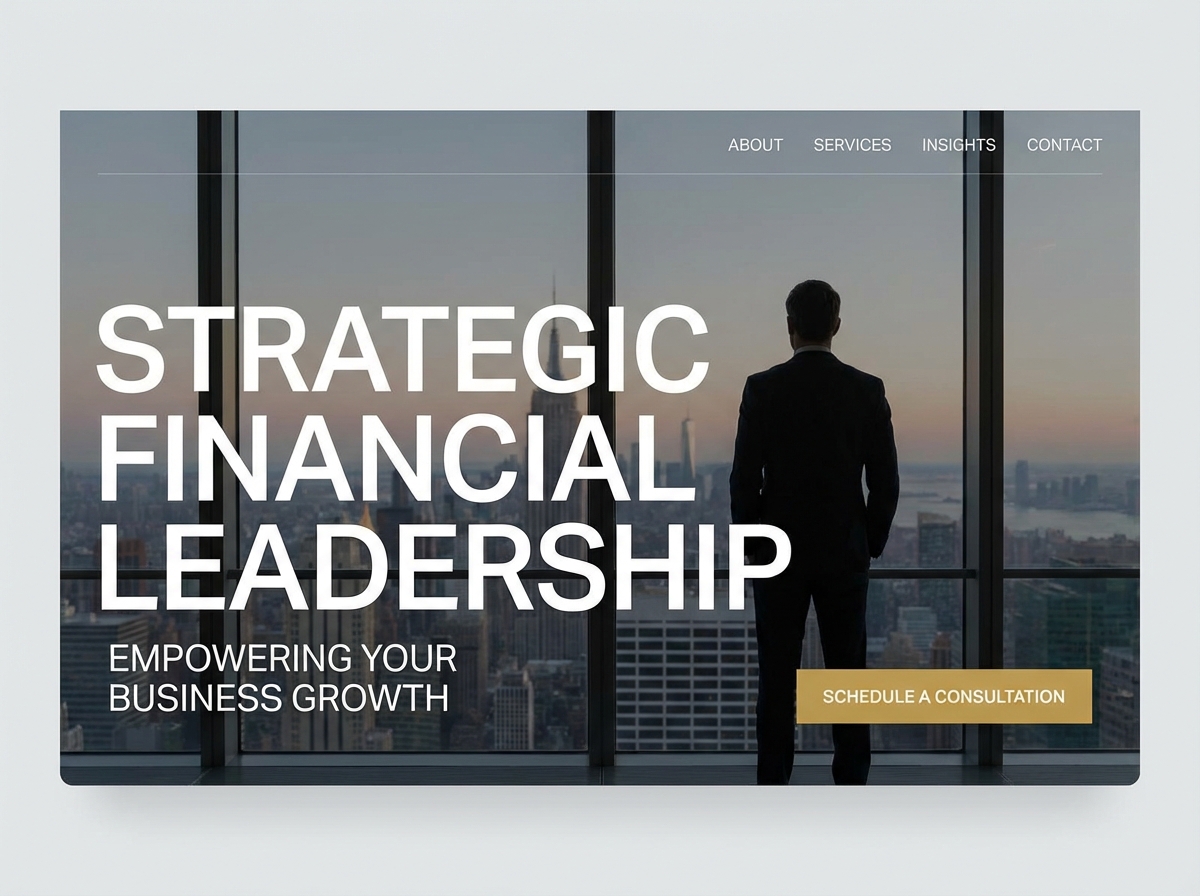 Build Your Professional CFO website preview