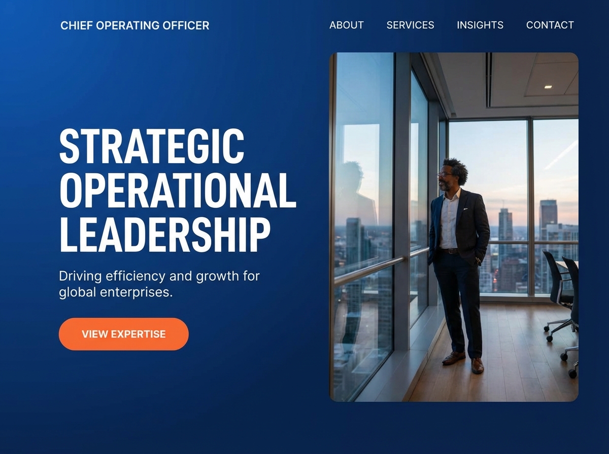 Build Your Professional COO Brand website preview