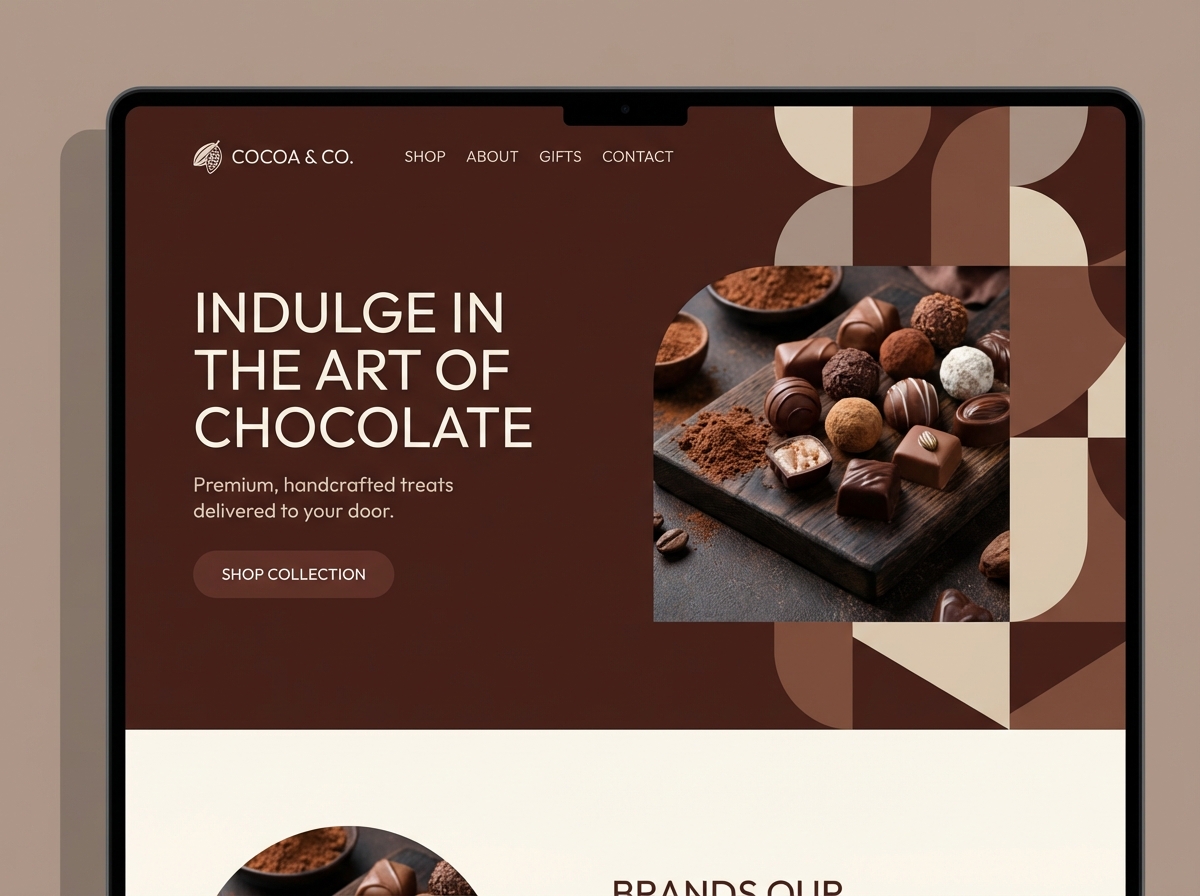 Mastering the Art of Chocolate Color website preview