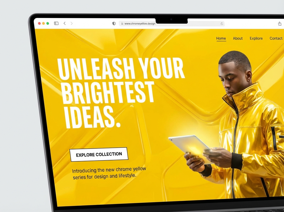 Unleash Vibrant Designs with Grigora's website preview