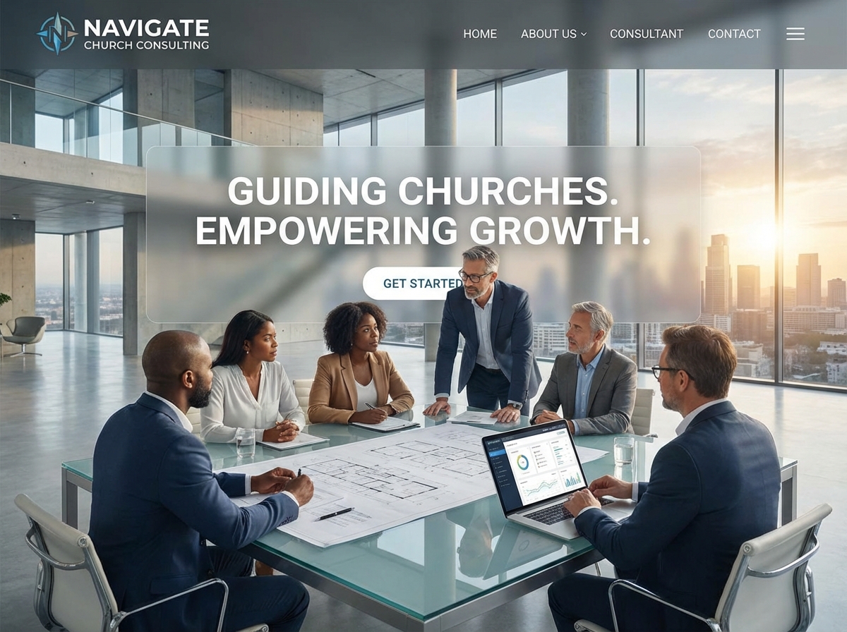 Empower Your Ministry with a Dynamic Church Consultant Website website preview