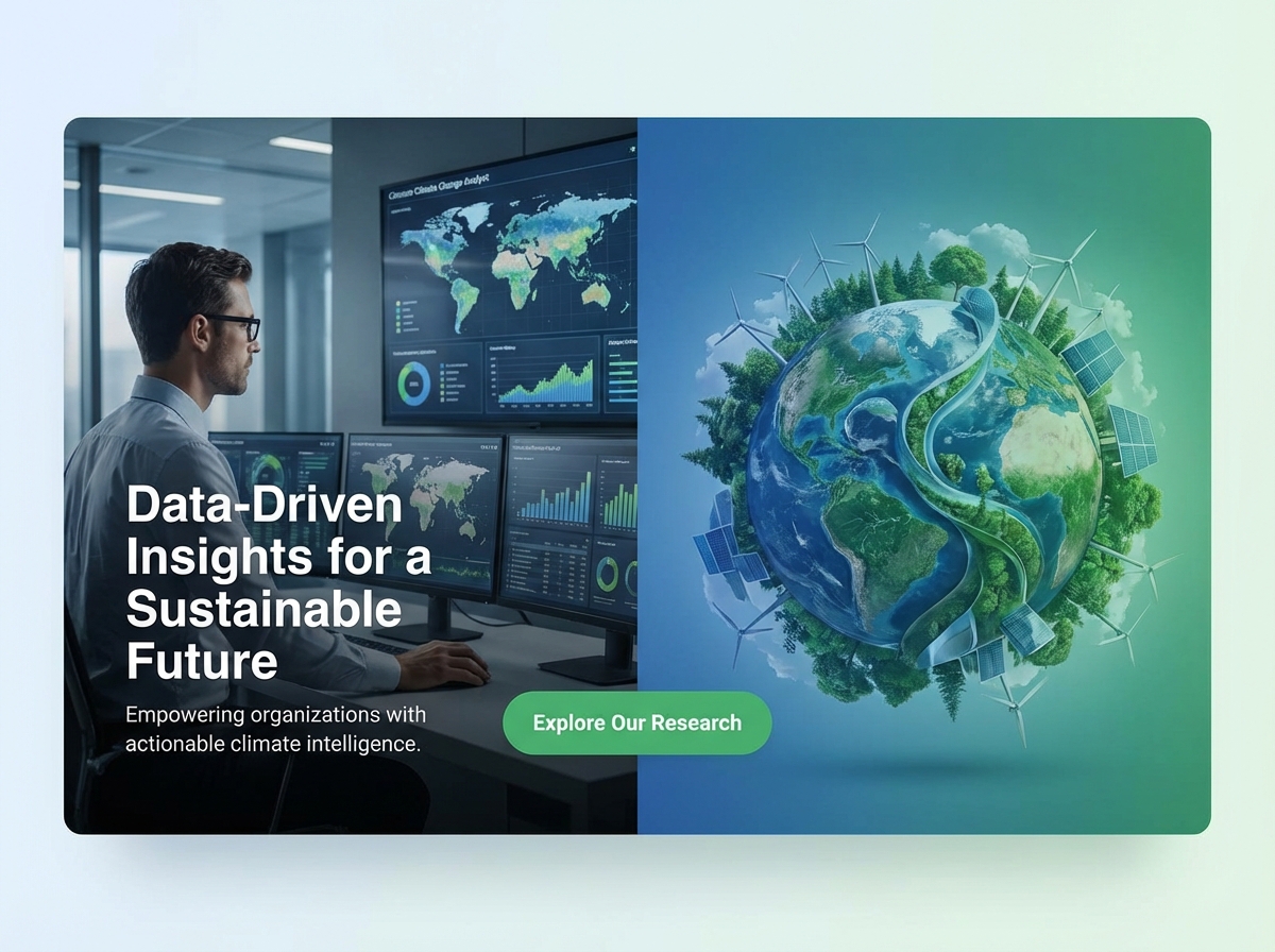 Build Your Professional Climate Change Analyst Portfolio website preview