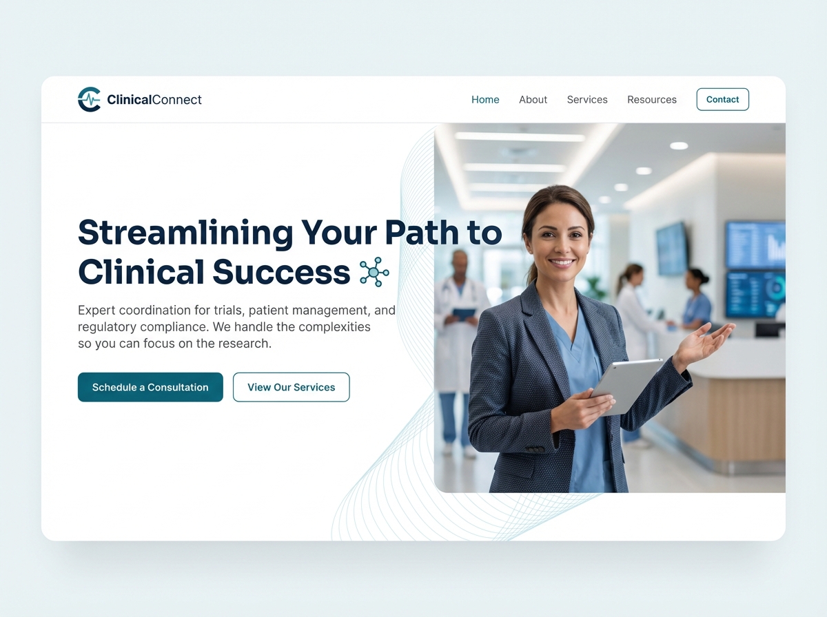 Build Your Professional Clinical Coordinator Website website preview