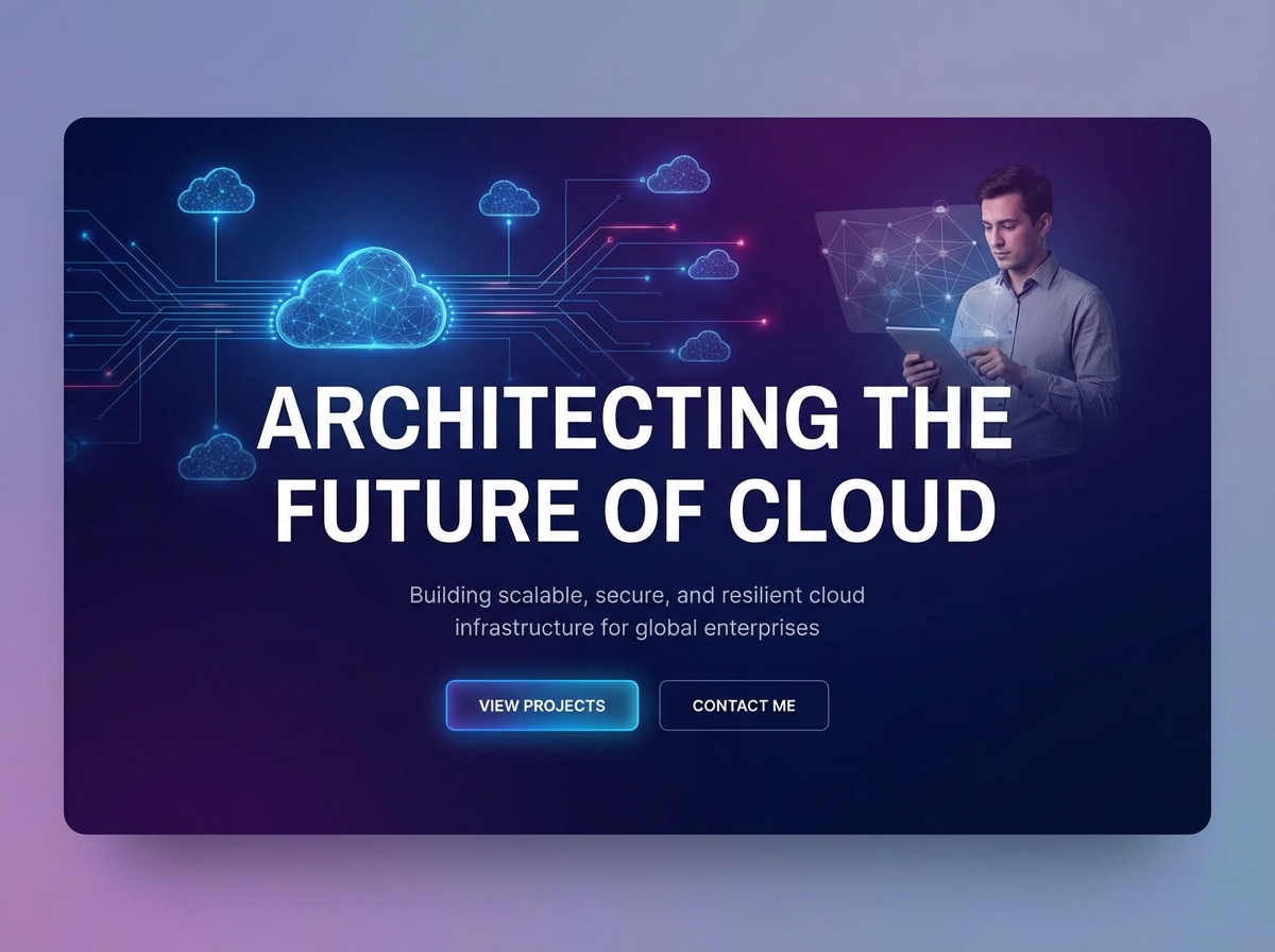 Build Your Professional Cloud Systems Architect Portfolio website preview
