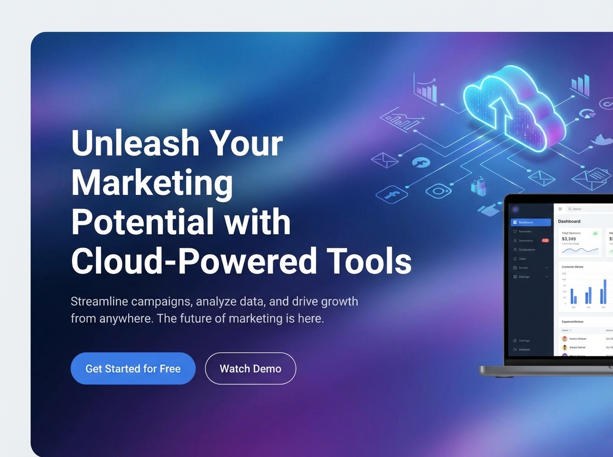 Unleash Your Potential with Powerful Cloud-Based Marketing Tools website preview