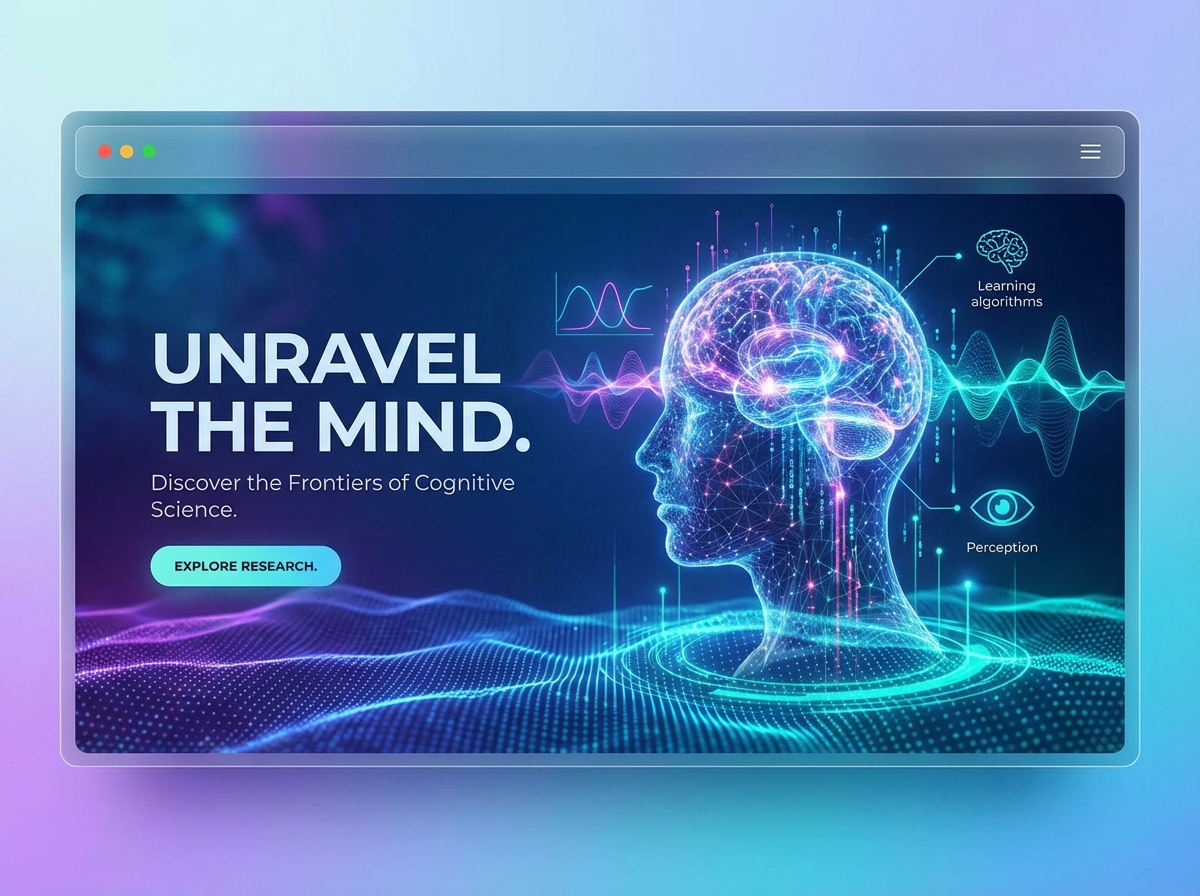Build Your Cognitive Science Website with Ease website preview