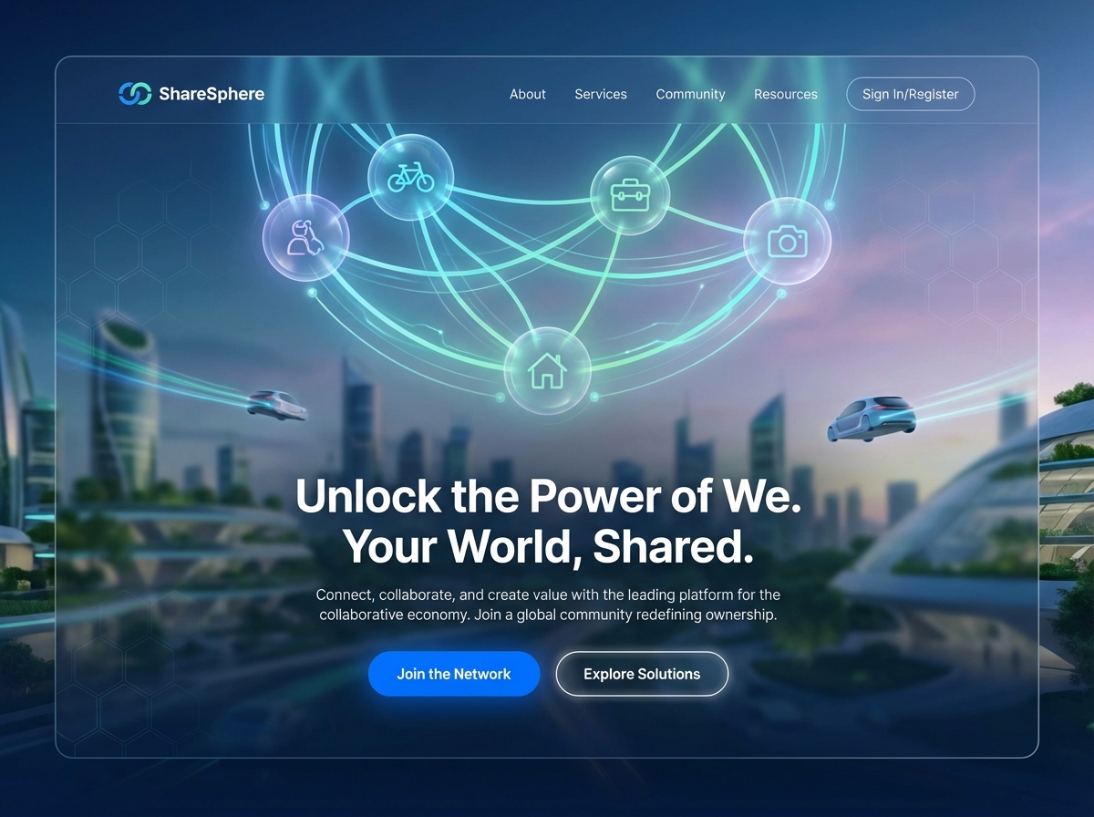 Build Your Next Cutting-Edge, Collaborative Economy Platform website preview