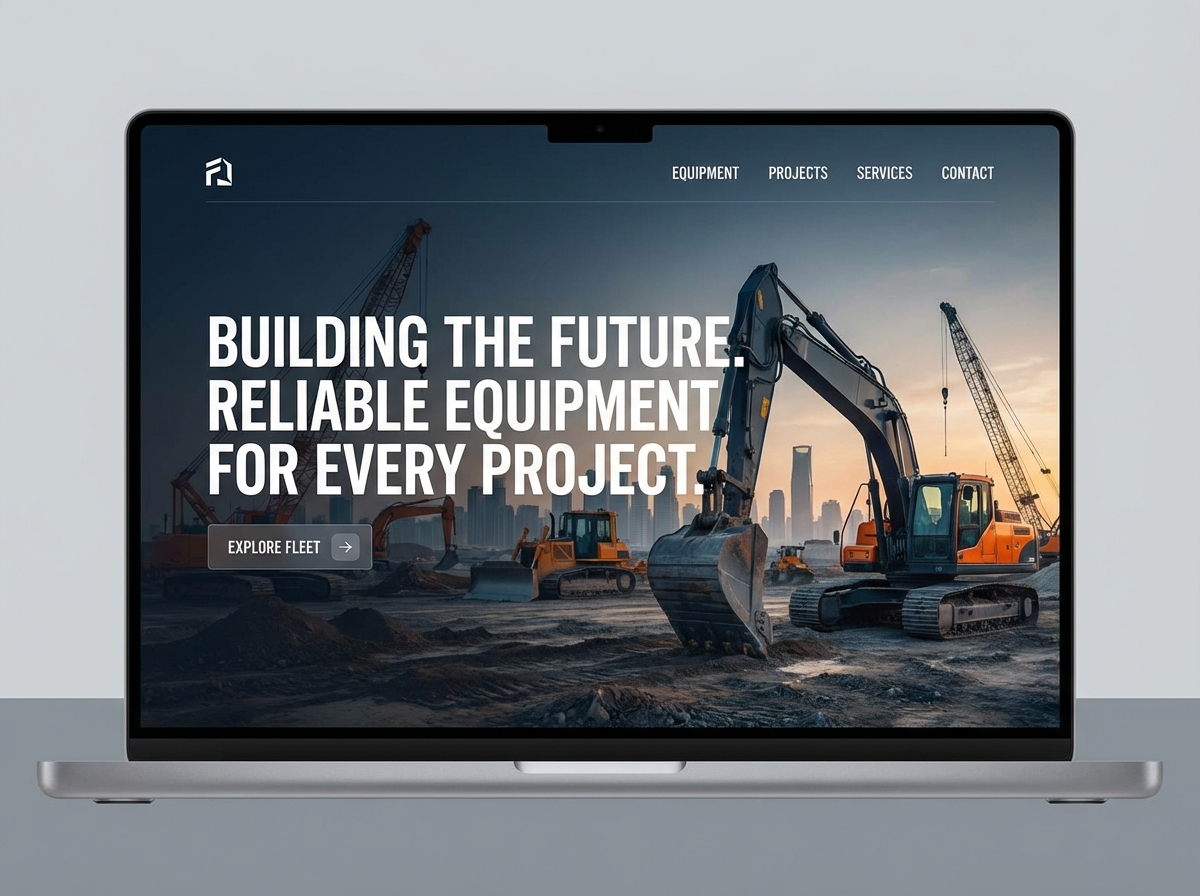 Build Your Business with a Superior Online Presence for Your Equipment website preview