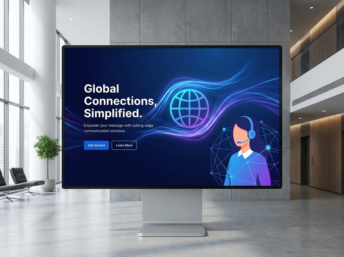 Build Engaging Websites for Your Communications Business website preview