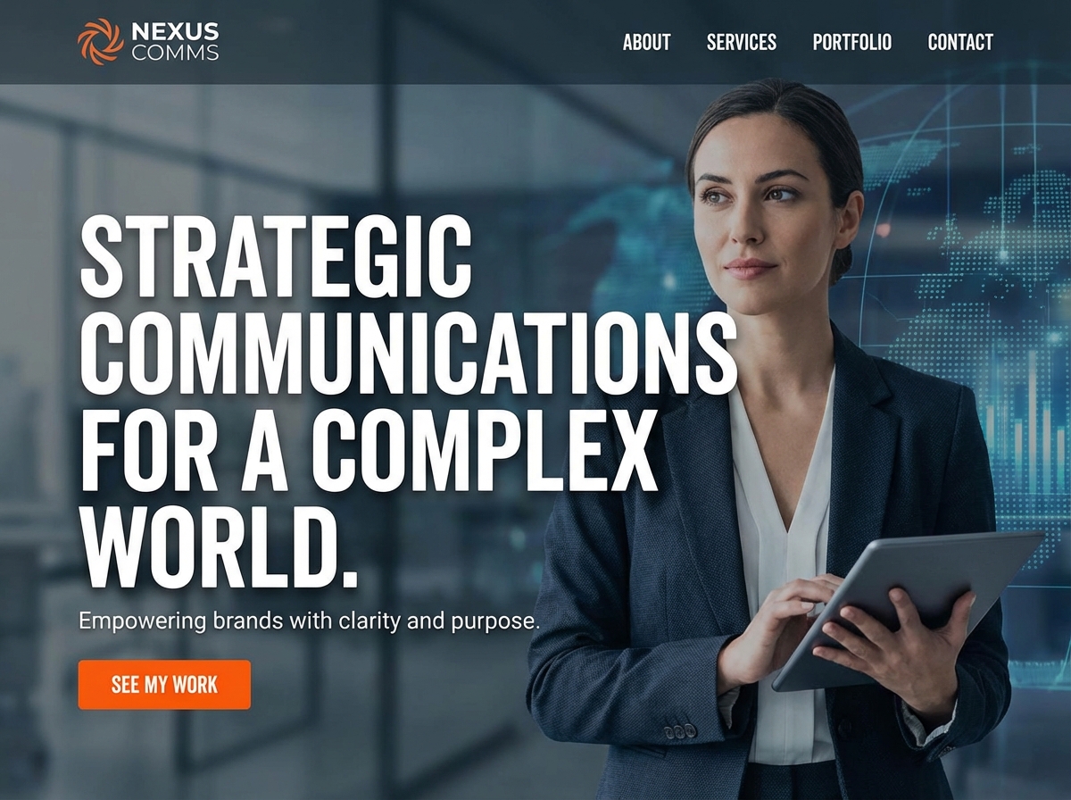 Build Your Professional Communications Director Website website preview