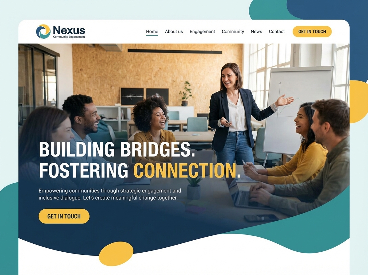 Build a Website That Drives Real Community Engagement website preview