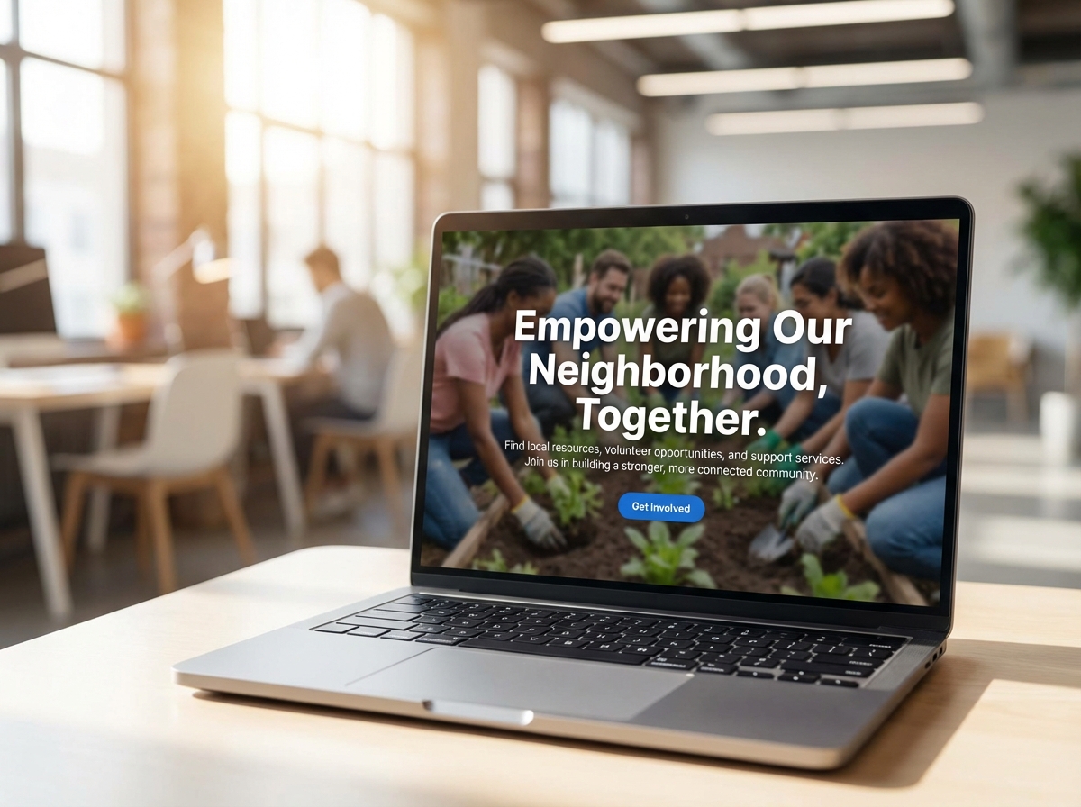 Build Your Own Dynamic Community Services Website website preview