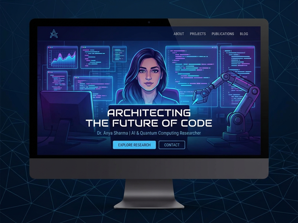 Build Your Professional Computer Scientist Website website preview