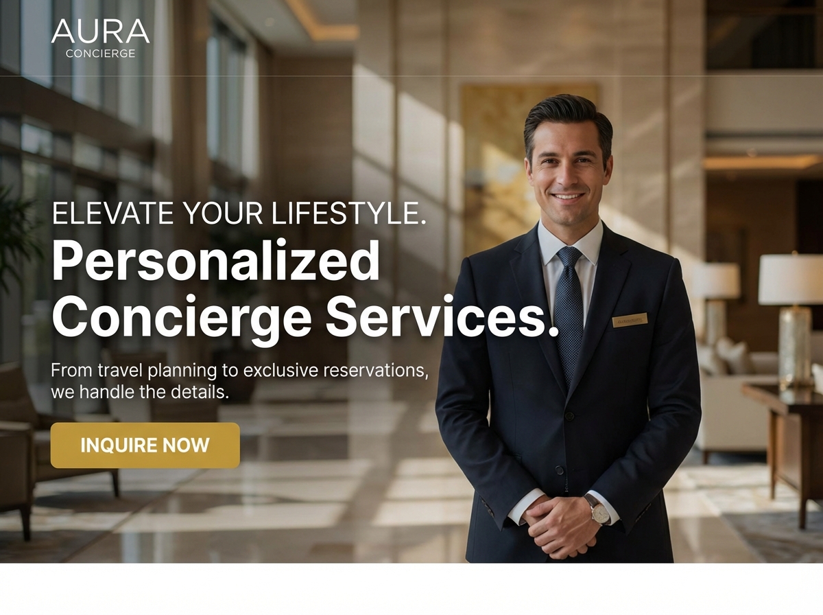 Build Your Elite Concierge Website Effortlessly website preview