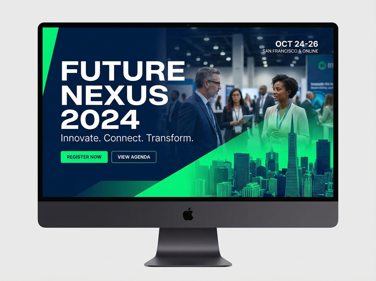 Build Your Perfect Online Conference Platform website preview