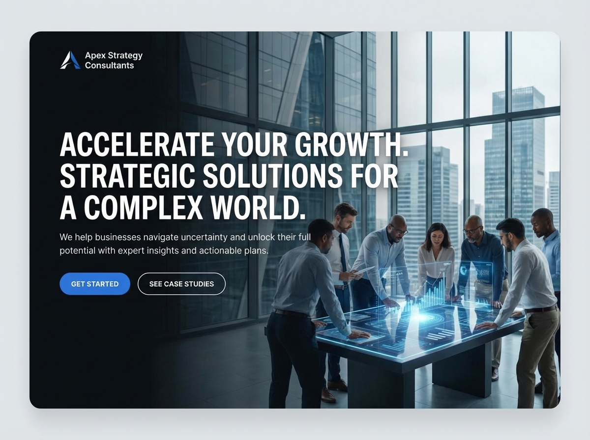 Build a Powerful Online Presence for Your Consulting Business website preview