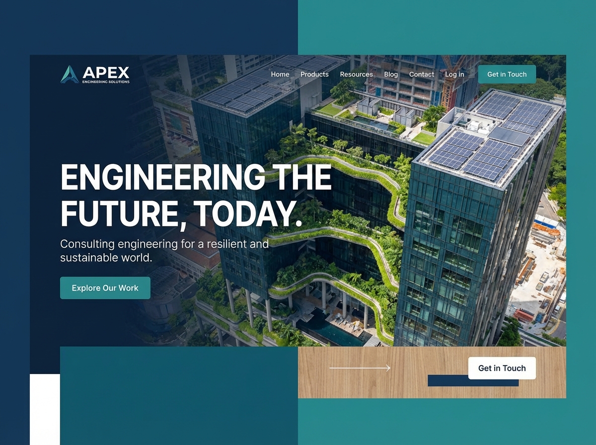 Build a Professional Consulting Engineering Website website preview