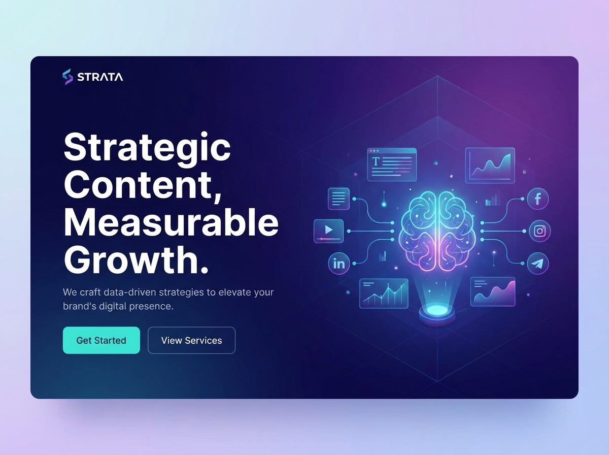 Build Authority with Expert Content Strategy Services website preview