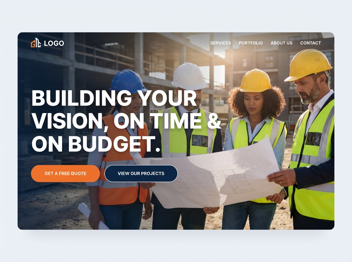 Build a Strong Online Presence for Your Construction Business website preview