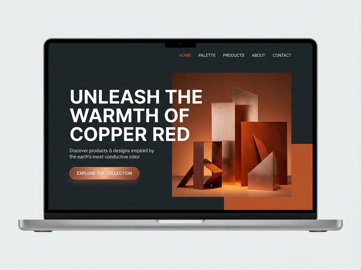 Unleash Vibrant Hair with Our Copper Red Color Guide website preview