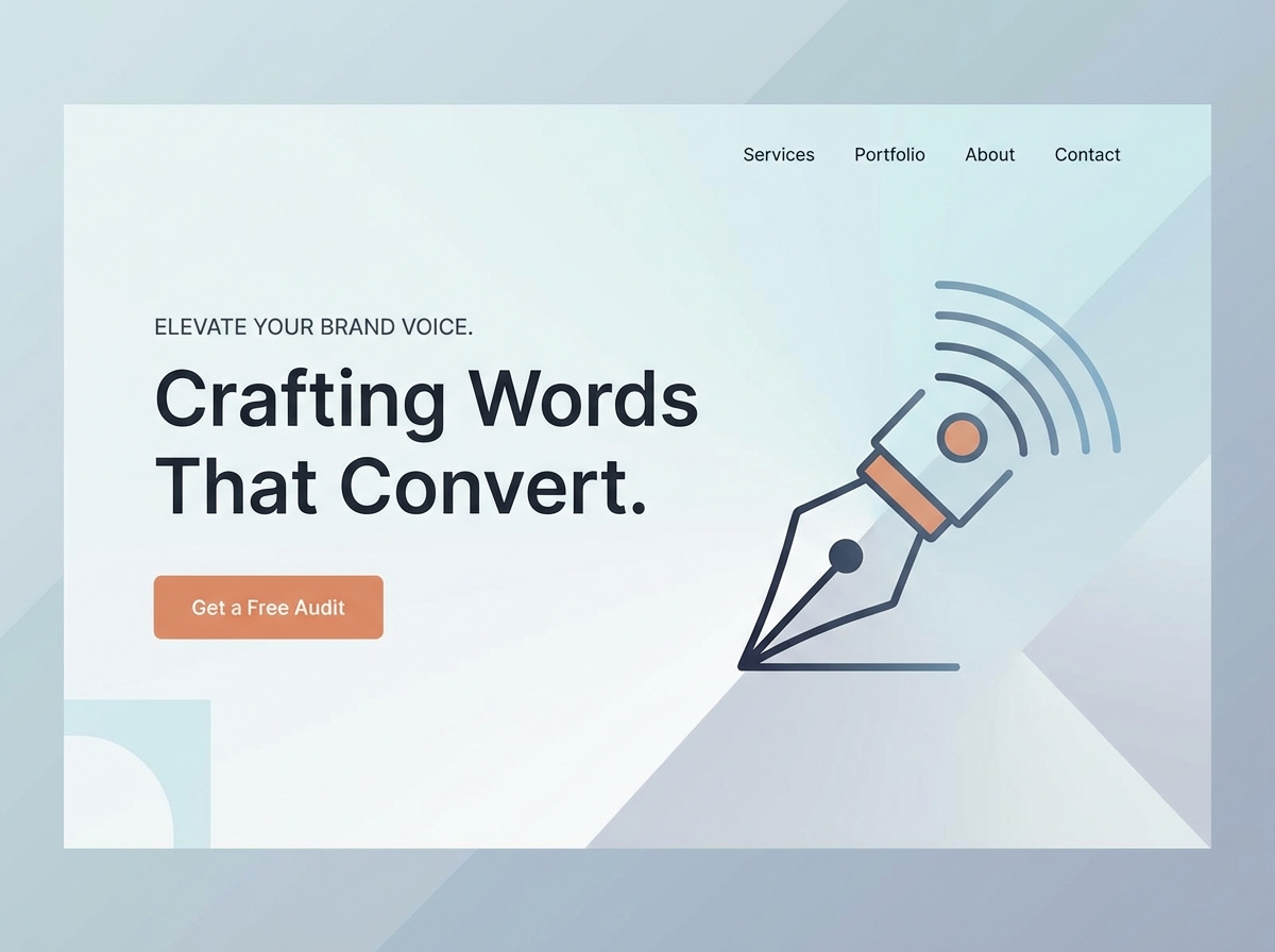 Boost Your Business with a Professional Website for Your Copywriting Services website preview
