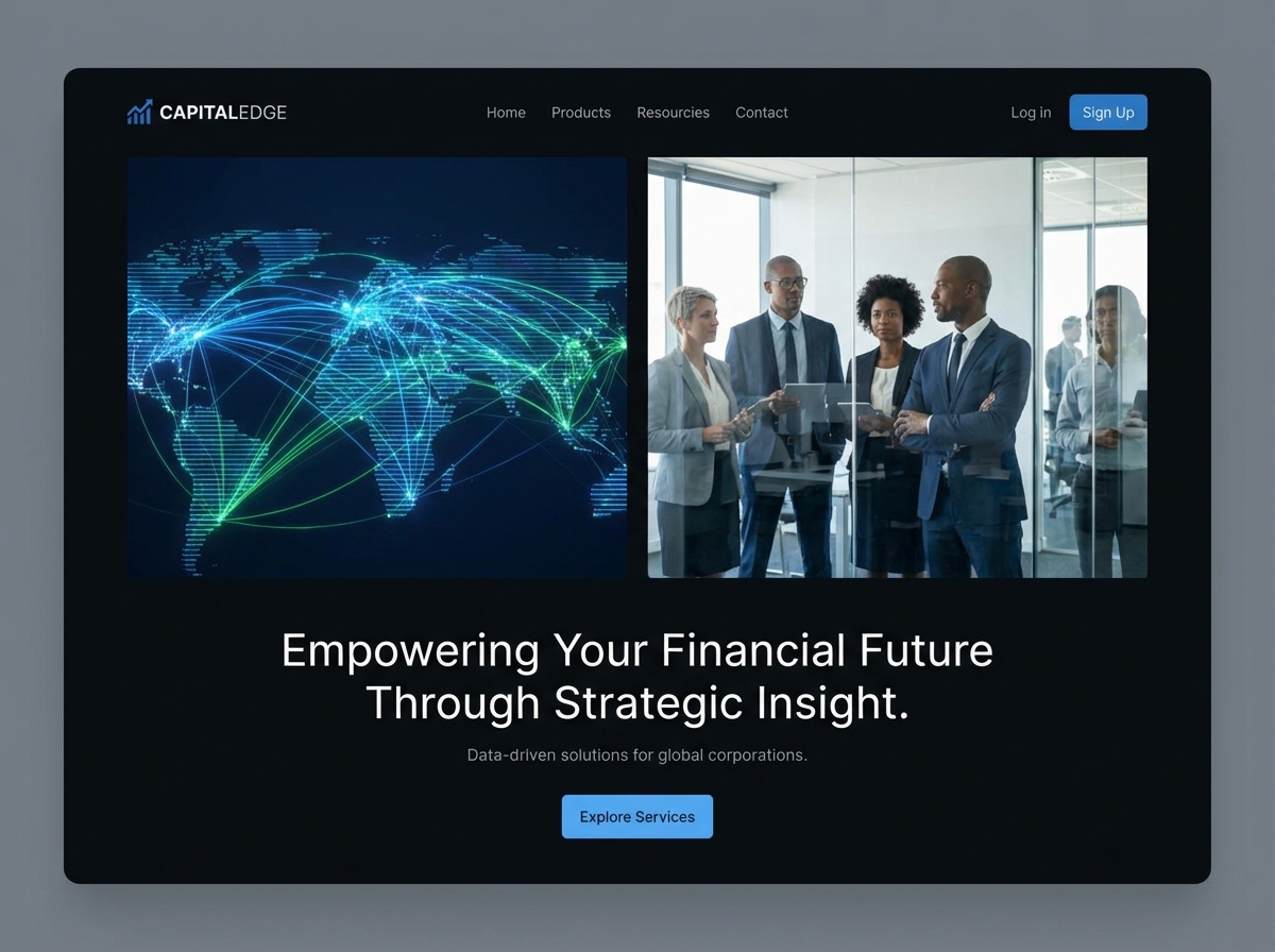 Build Your Premier Corporate Finance Website website preview