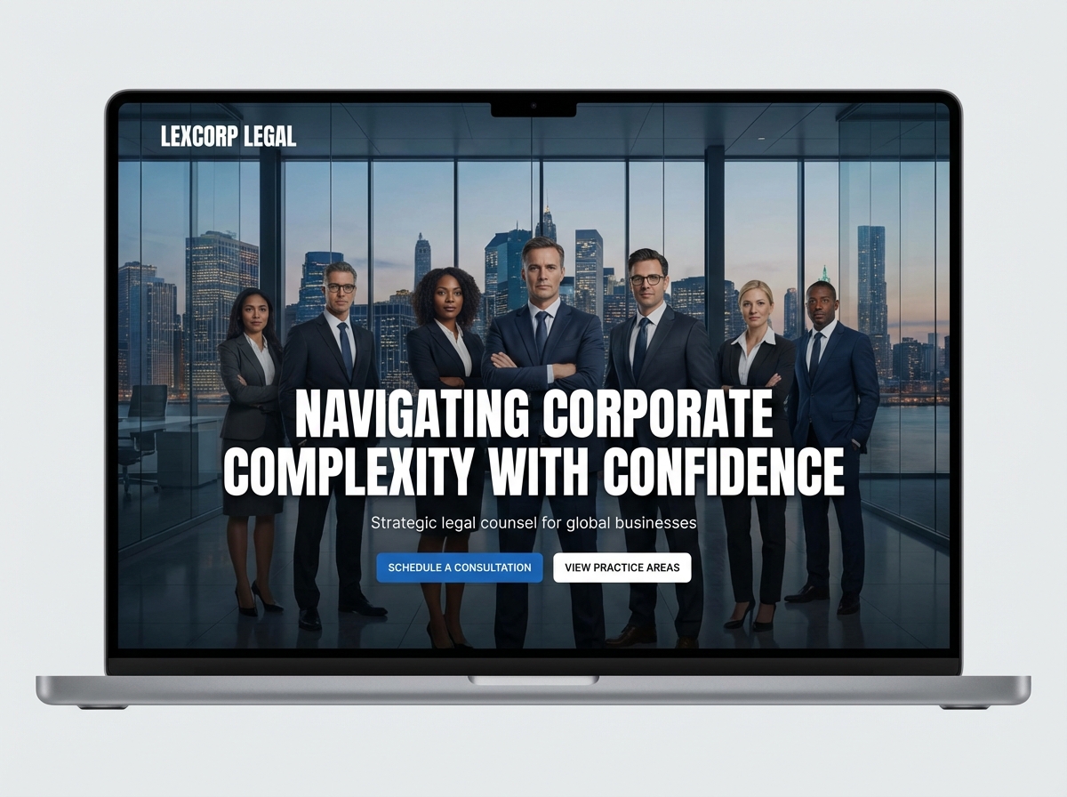 Build Your Premier Law Firm Website with Grigora website preview