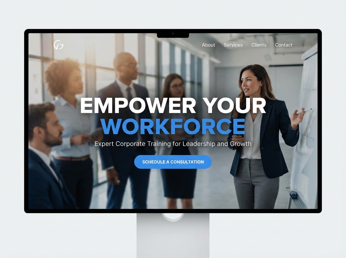 Build a Powerful Online Presence for Your Corporate Training Business website preview