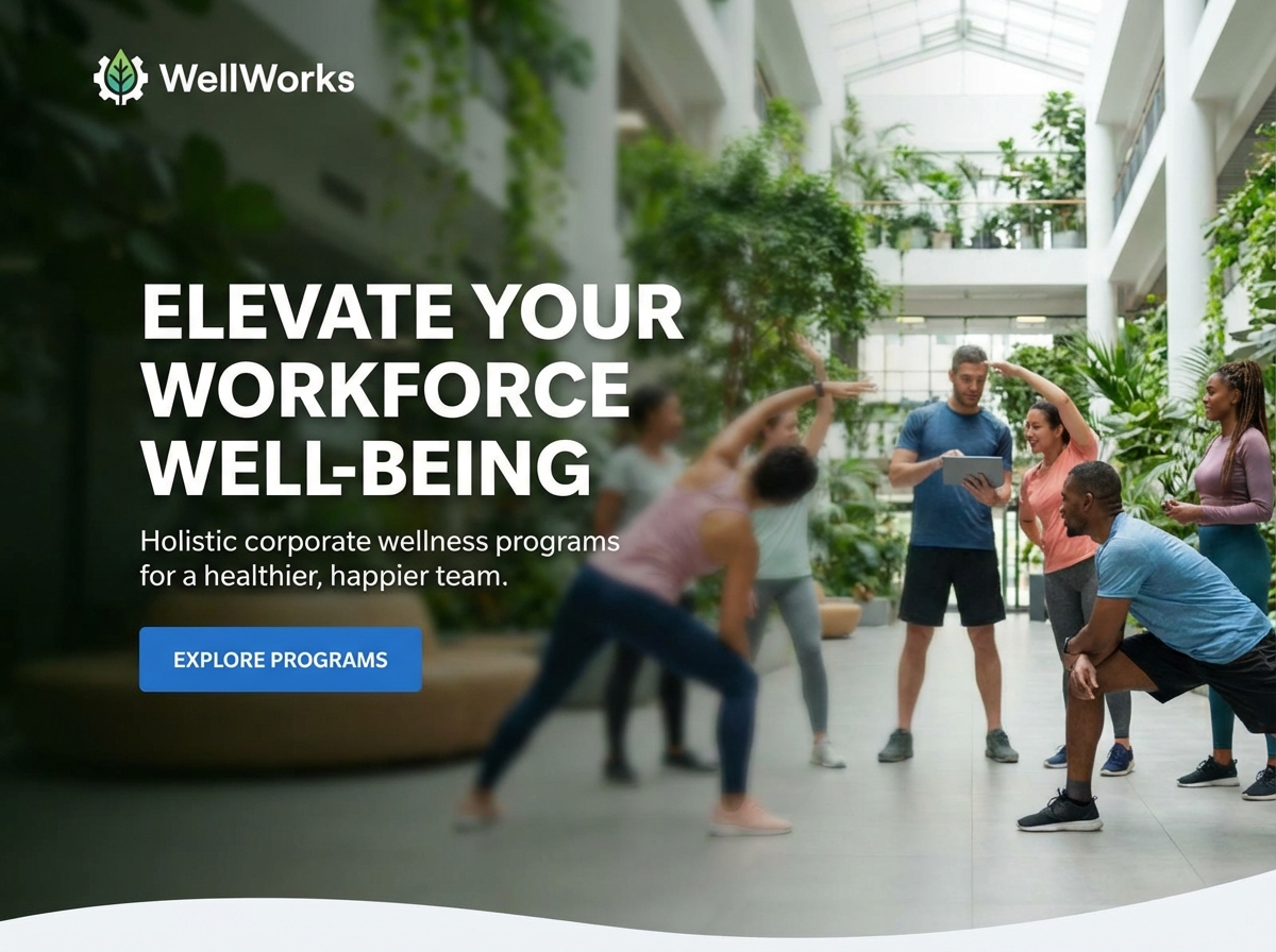 Build Engaging Corporate Wellness Programs Easily website preview