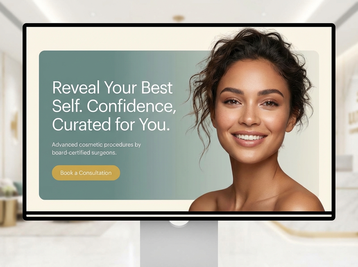 Build Your Premier Cosmetic Surgery Website Today website preview
