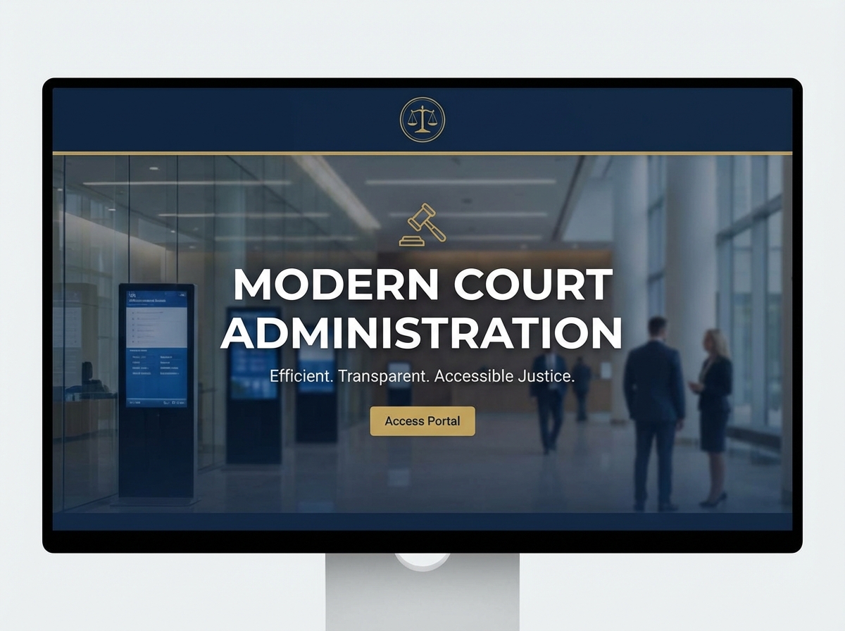 Build a Professional Website for Your Court Administration website preview