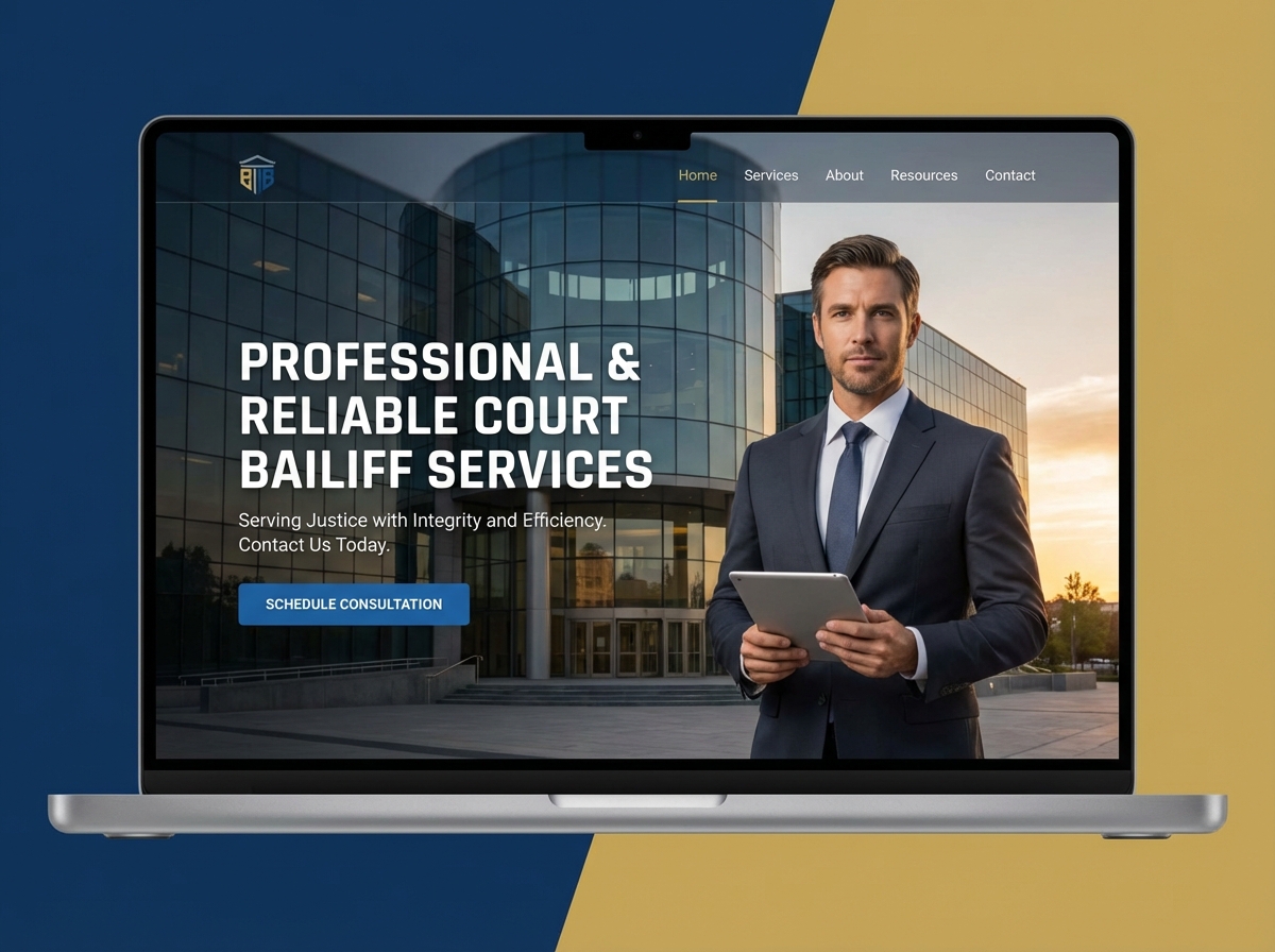 Build Your Professional Court Bailiff Website Today website preview