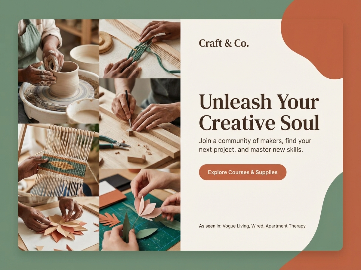 Build Your Stunning Online Craft Store with Grigora website preview
