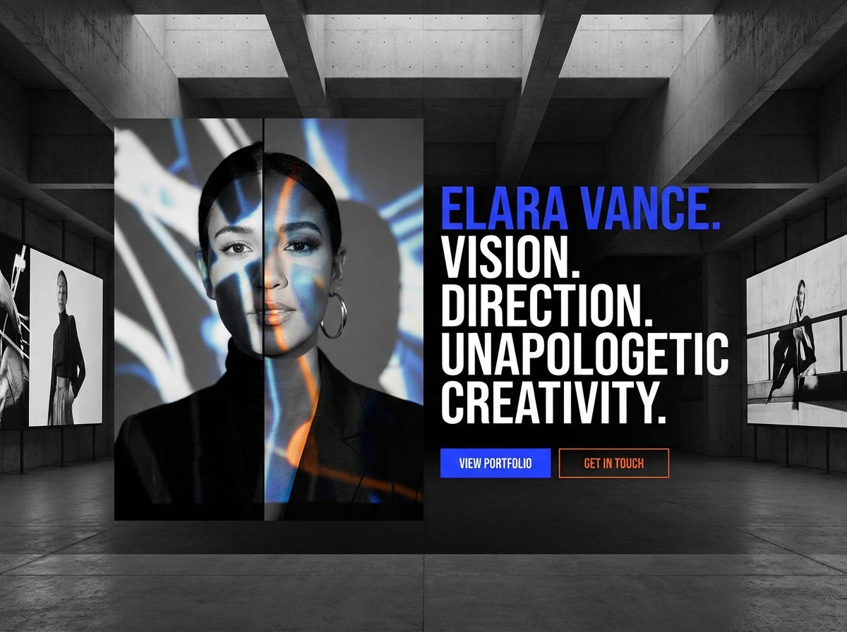 Build Your Dynamic Digital Portfolio as a Creative Director website preview