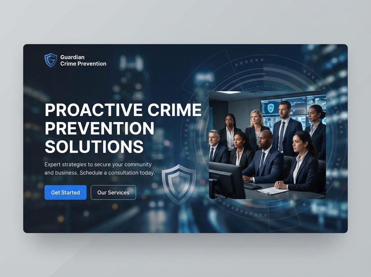 Build Your Authority as a Crime Prevention Specialist website preview