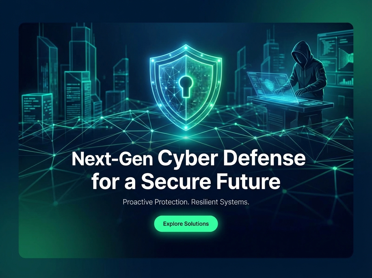Build a Secure, High-Performance Cyber Defense Website website preview