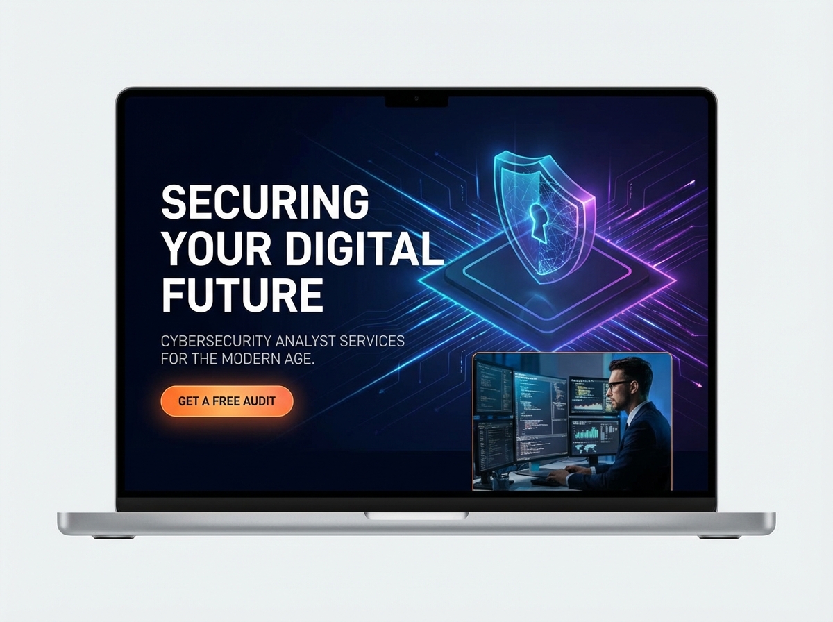 Build Your Professional Cybersecurity Analyst Portfolio website preview