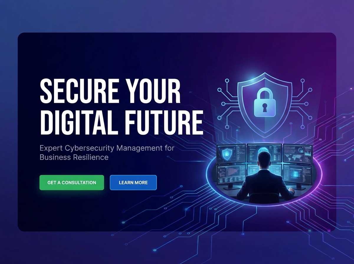 Build Your Professional Cybersecurity Manager Portfolio website preview