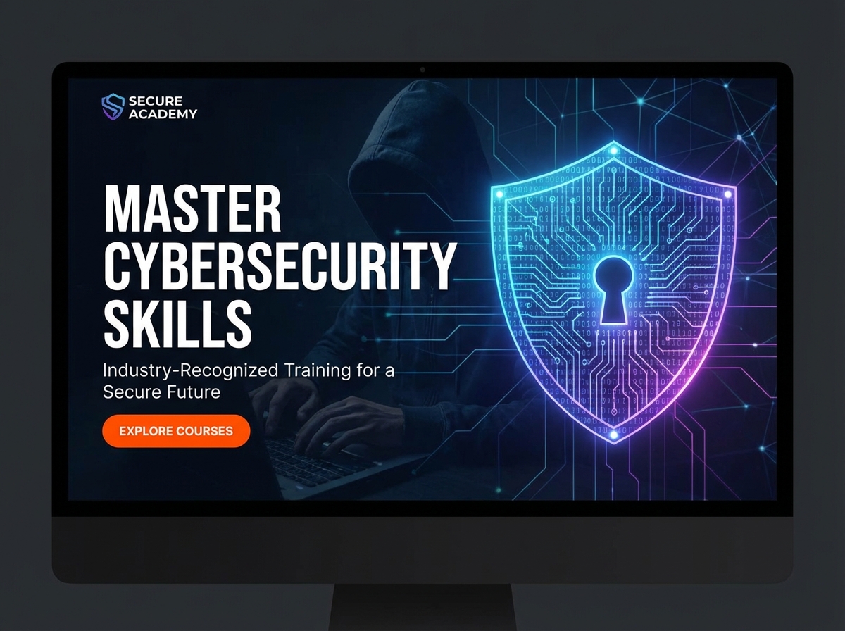 Build Your Authority Online with a Cybersecurity Training Services Website website preview