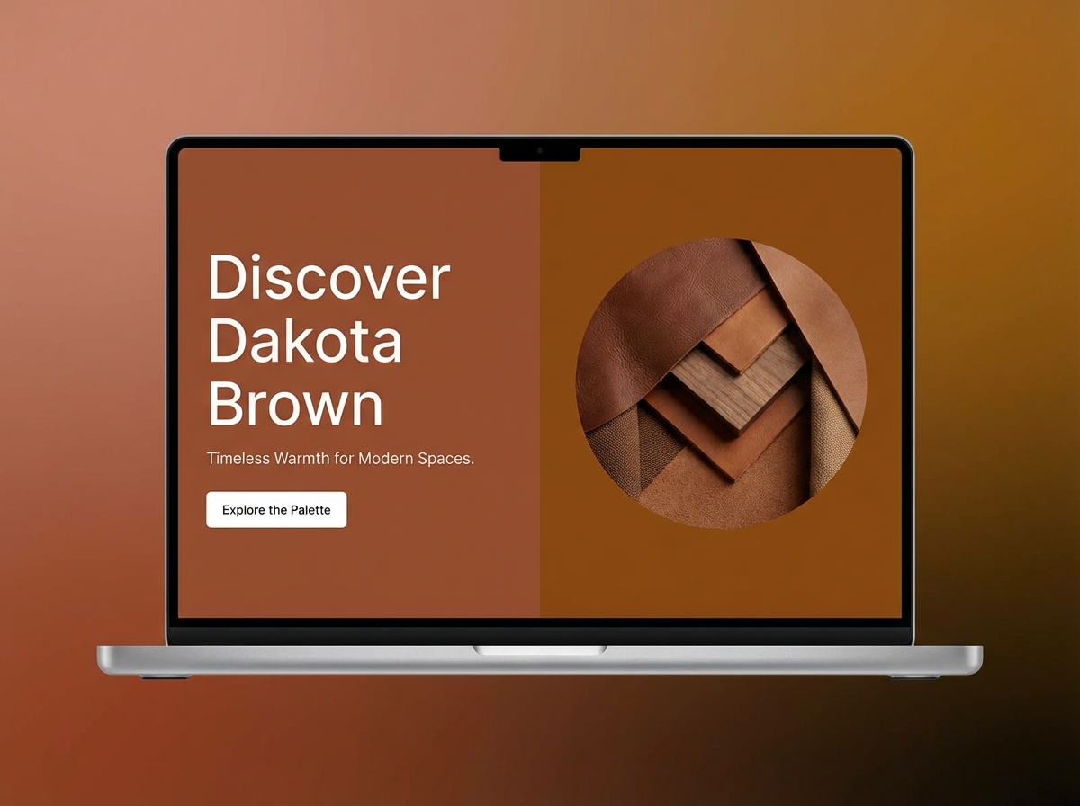 Unleash the Warmth with a Dakota Brown Website website preview