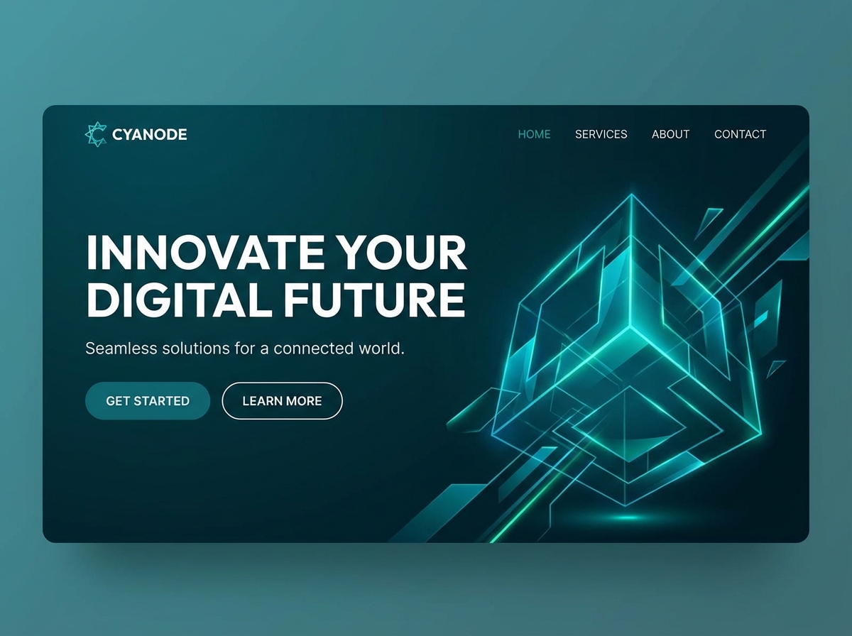 Build Visually Stunning Websites with a Dark Cyan Palette website preview