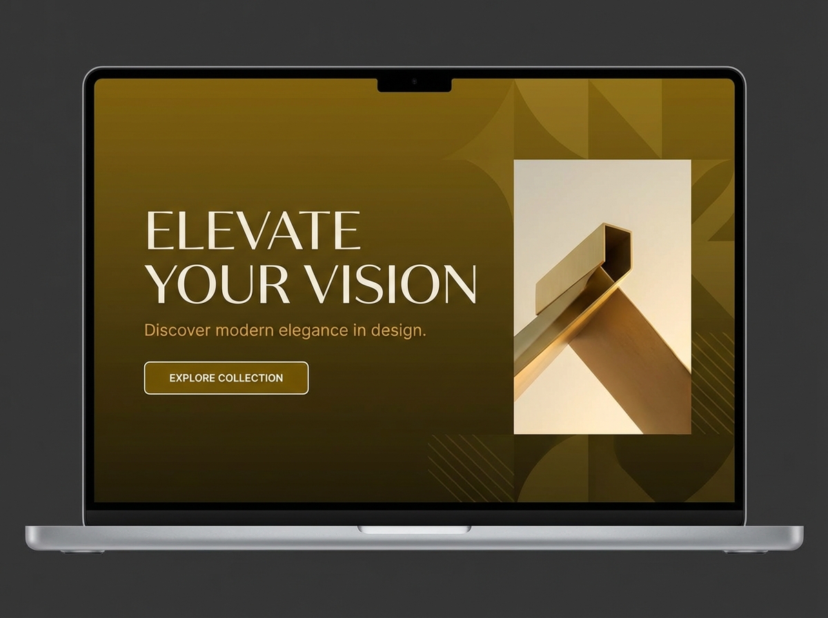 Unleash Creativity with Dark Goldenrod Color website preview