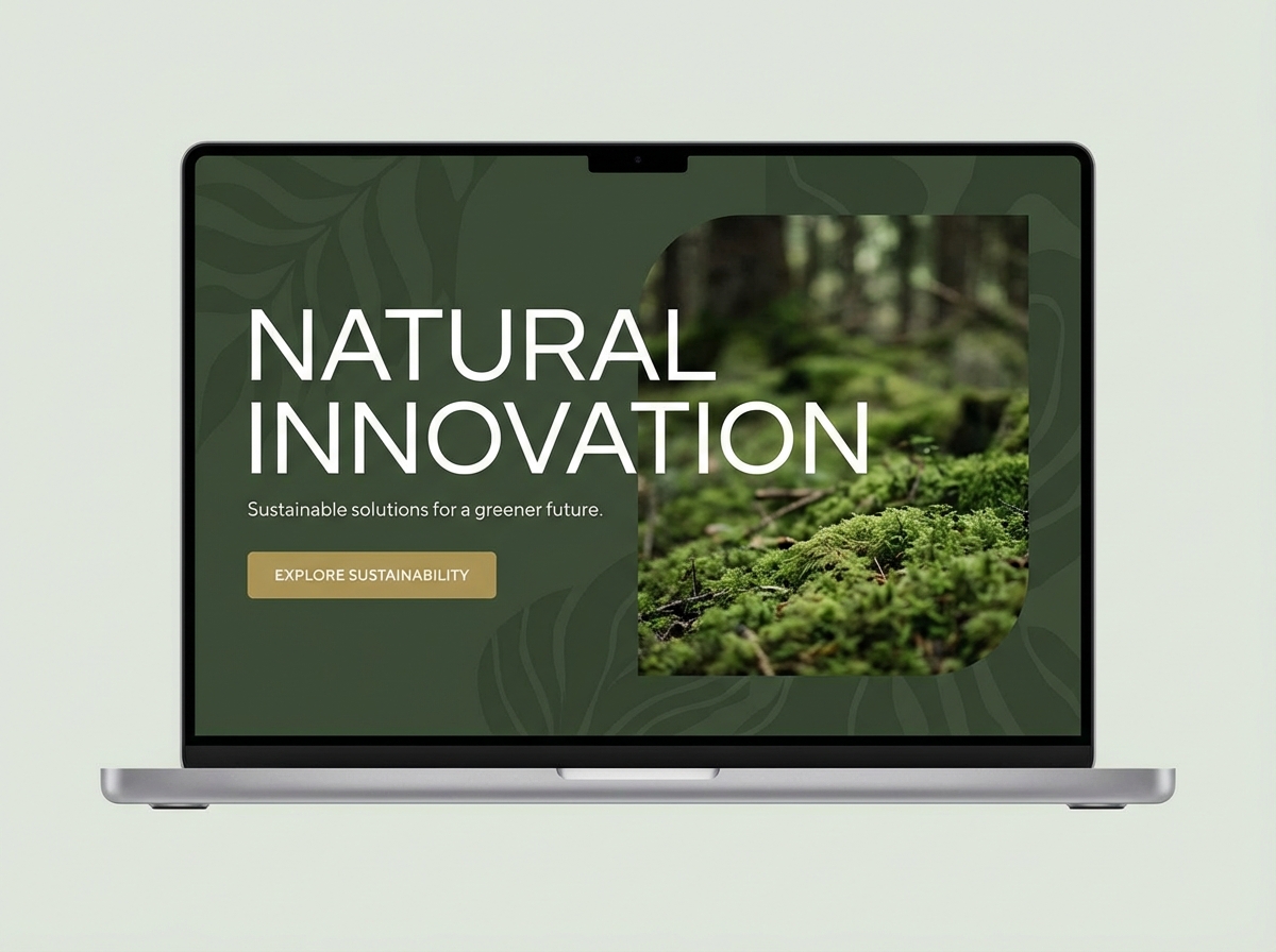 Unleash the Depth of Dark Moss Green in Your Web Design website preview