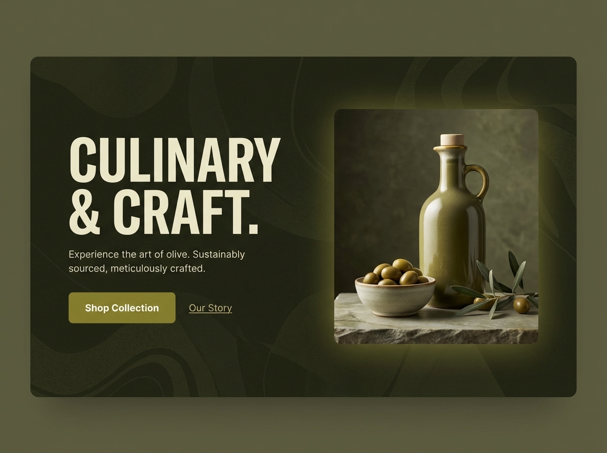 Unleash Your Creativity with the Perfect Dark Olive Palette website preview