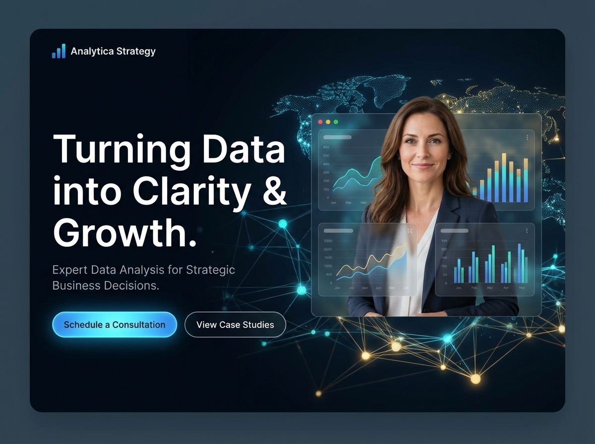 Launch Your Expert Data Analyst Consulting Website website preview