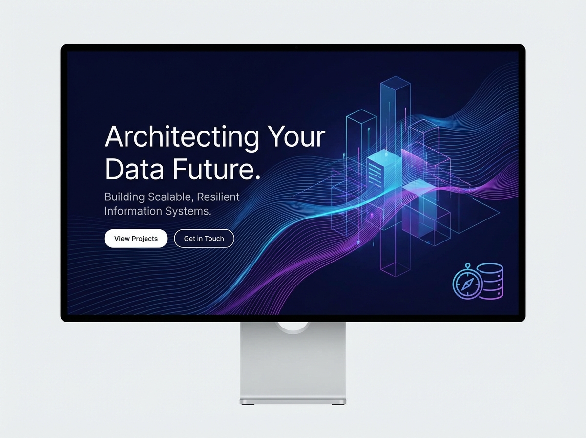 Build Your Professional Data Architect Portfolio website preview