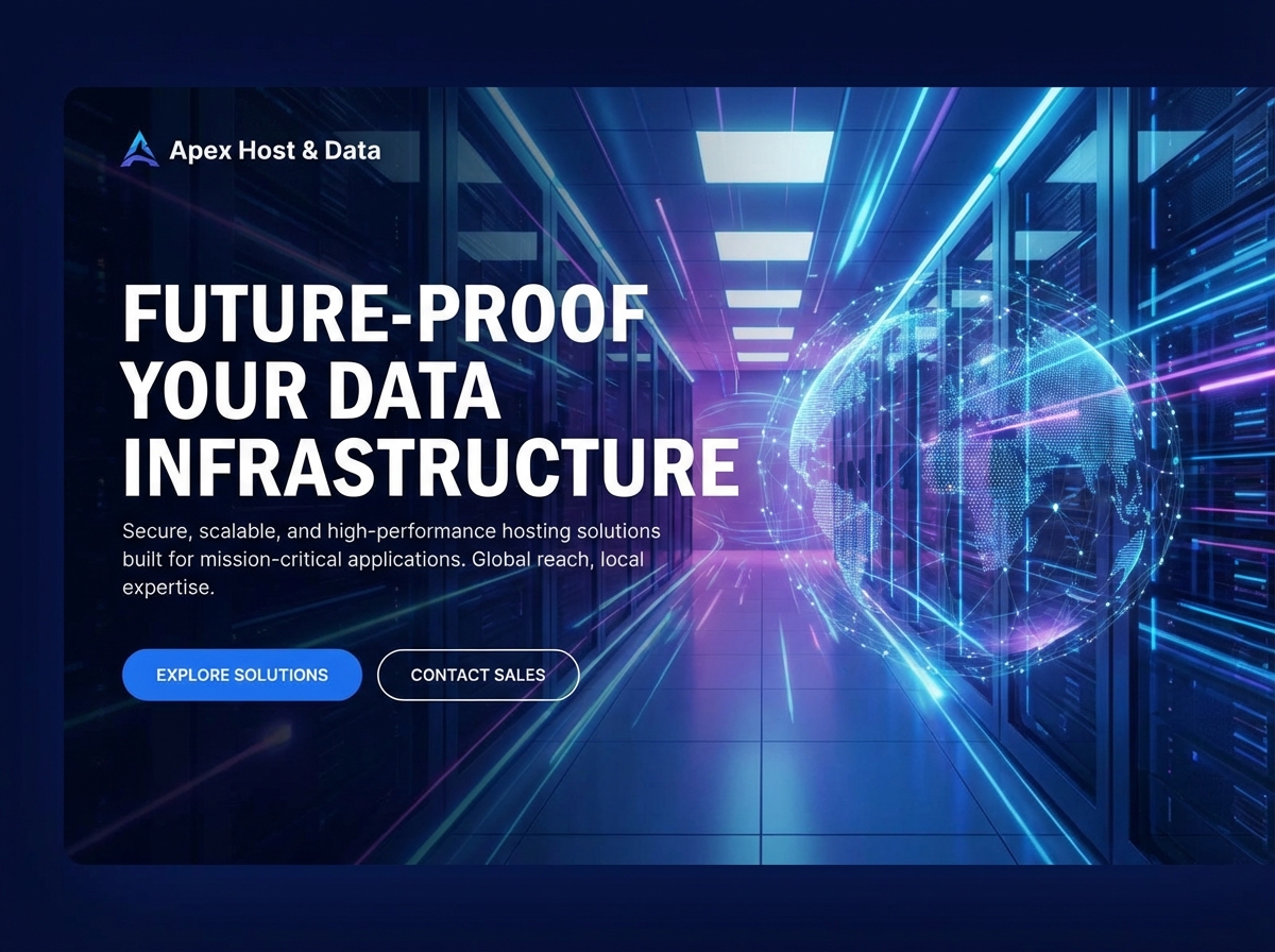 Build High-Performance Websites for Data Centers and Hosting Providers website preview