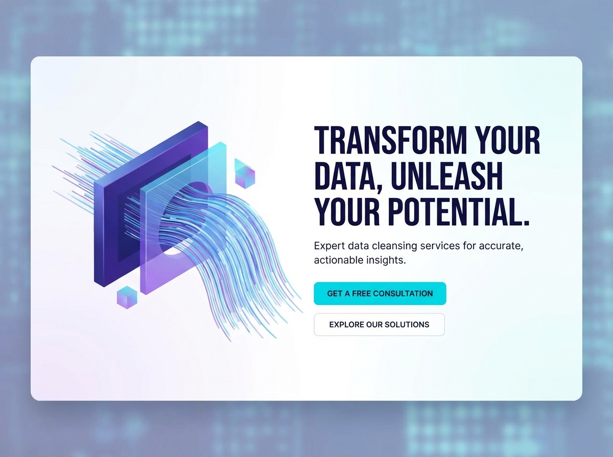 Build a Website for Your Data Cleansing Services website preview