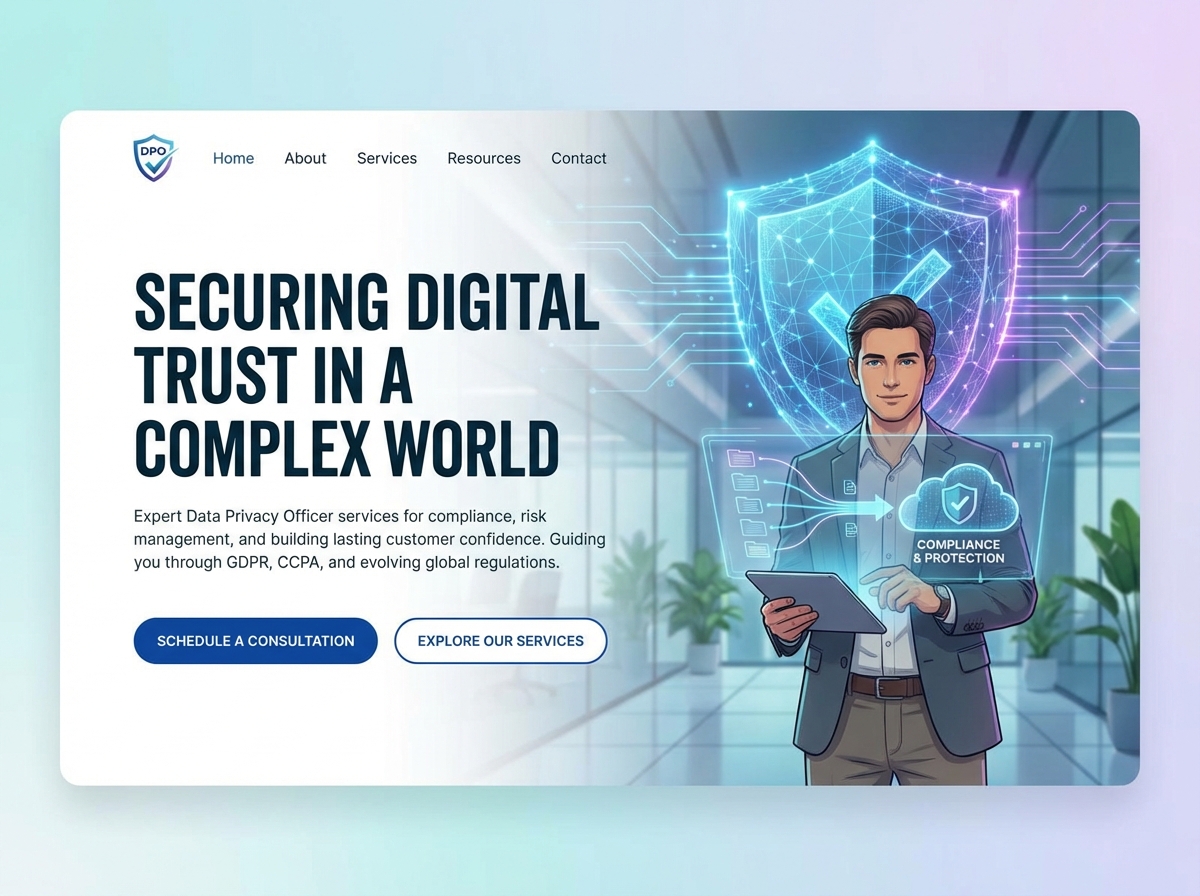 Build a Professional Online Presence as a Data Privacy Officer website preview